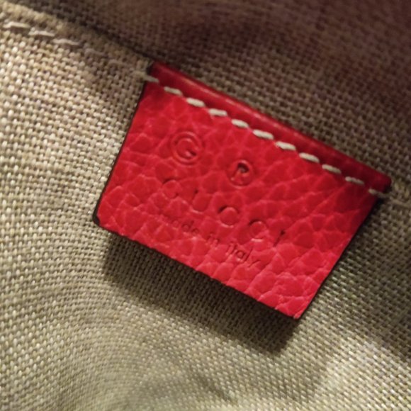 Tan and red Gucci handbag - Picture 3 of 3
